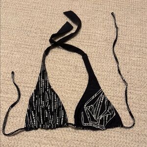 Volcom Black and White Triangle Bikini